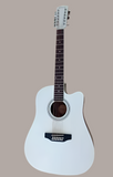 Guitarra Docerola Segovia Electroacustica Blanca 12 Cuerdas
