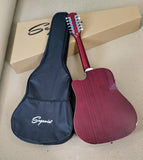 Guitarra Docerola Segovia Electroacustica Vino tinta
