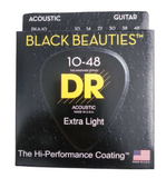 Cuerdas de Metal Negras DR para Guitarra 10-48
