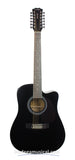 GUITARRA DOCEROLA ELECTROACÚSTICA NORTE NEGRA CON TORNILLOS