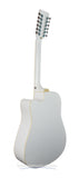 Guitarra Docerola Segovia Electroacustica Blanca 12 Cuerdas