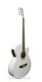Guitarra Segovia Jumbo Electroacústica Blanca