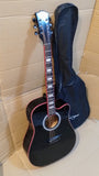 Guitarra Smiger Texana Electroacustica Negro