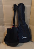 Guitarra Smiger Texana Electroacustica Negro