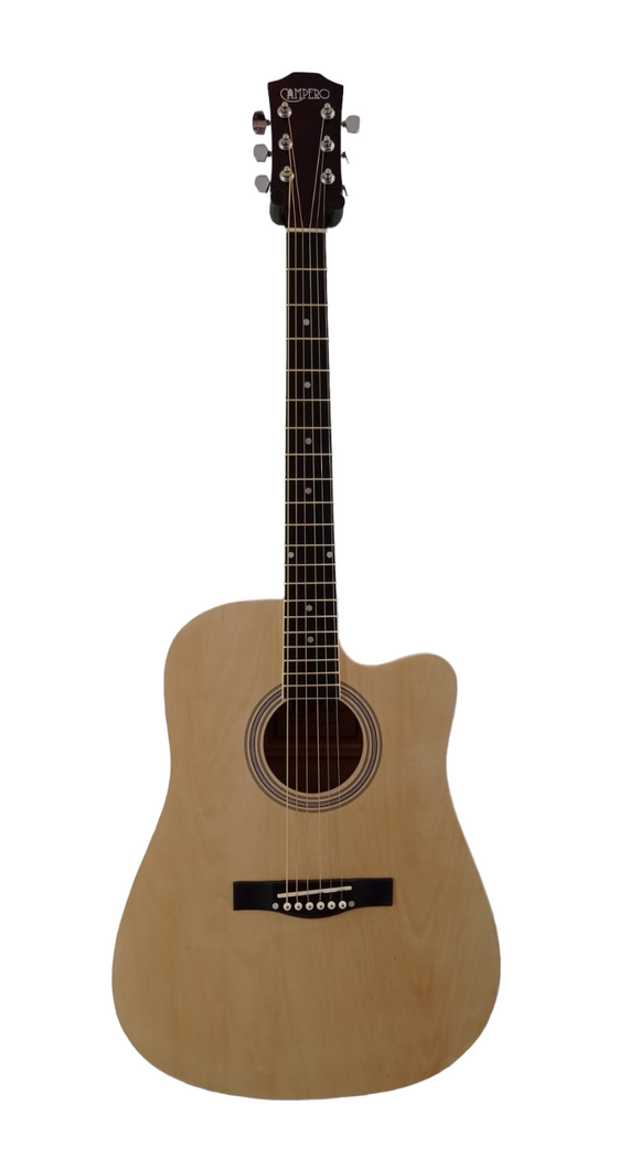 Guitarra Texana con Corte Campero Natural Cuerdas Acero