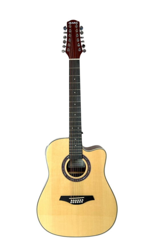 Guitarra Docerola PRO 12 Cuerdas RMC Natural Electroacustica