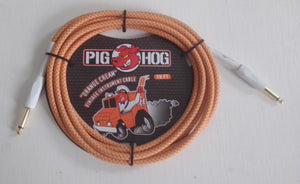 Cable para Instrumentos 3.05m 1/4 PigHog Orange
