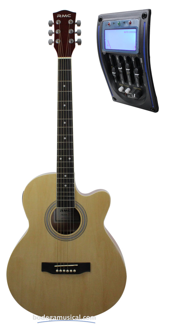Guitarra Jumbo Electroacustica RMC Natural