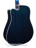 Guitarra Docerola Segovia Electroacustica Azul 12 Cuerdas