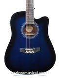 Guitarra Docerola Segovia Electroacustica Azul 12 Cuerdas