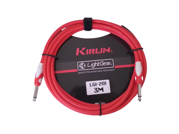 Cable plug Kirlin para Guitarra 3mts
